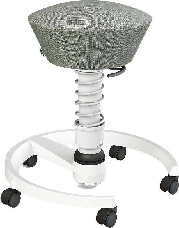 Swopper® Active Stool with Wool Seat & Wheels